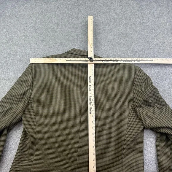 Vintage Giorgio Armani Mani Blazer Mens 46 Green Wool Tweed Sport Coat Italy